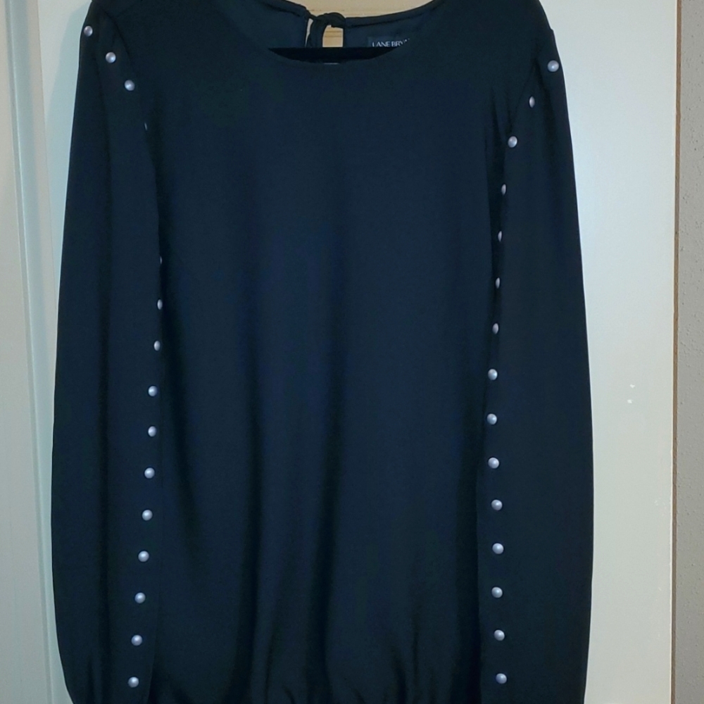 Lane Bryant blouse with metal studs
